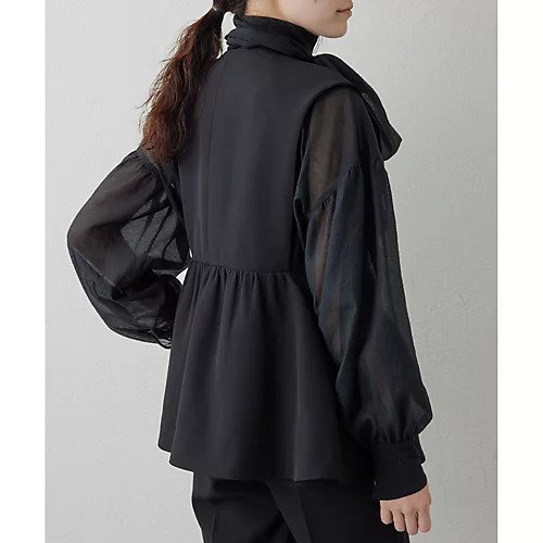 【ウィムガゼット/Whim Gazette】の【THE PAUSE】ペプラムジレ 人気、トレンドファッション・服の通販 founy(ファニー) 　ファッション　Fashion　レディースファッション　Fashion for Women　アウター　Coat / Outerwear Collection　トップス・カットソー　Cut & Sew Tops　ベスト&ジレ / 重ね着スタイル　Vests & Gilets　オケージョン　Occasion Wear　ヴィンテージ　Vintage Style　クラシカル　Classical, Vintage-Inspired　グラデーション　Gradient, Ombre　スクエア　Square, Square Shape　スタンダード　Standard, Basic　セットアップ　Set-Up, Coordinated Outfit　ダブル　Double, Double-Breasted　フロント　Front, Front Design　ペプラム　Peplum, Flared Hem　ワーク　Workwear, Utility Style　セレモニー　Ceremony　other-3|ID: prp329100004463233 ipo3291000000031247413