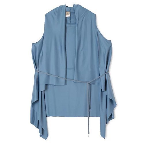 【プレインピープル/PLAIN PEOPLE】のアリオリティスムースジレ インテリア・キッズ・メンズ・レディースファッション・服の通販 founy(ファニー) 　ファッション　Fashion　レディースファッション　Fashion for Women　アウター　Coat / Outerwear Collection　トップス・カットソー　Cut & Sew Tops　ベスト&ジレ / 重ね着スタイル　Vests & Gilets　ギャザー　Gathered, Ruffled　ショール　Shawl, Wrap　セットアップ　Set-Up, Coordinated Outfit　ドレープ　Drape, Draping Fabric　エレガント 上品　Elegant　洗える　Machine Washable　ブルー|ID: prp329100004463239 ipo3291000000035914013