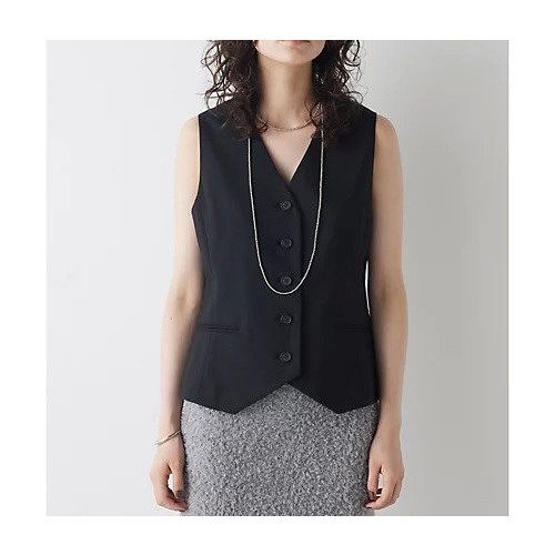 【ウィムガゼット/Whim Gazette】のツイルシングルベスト 人気、トレンドファッション・服の通販 founy(ファニー) 　ファッション　Fashion　レディースファッション　Fashion for Women　アウター　Coat / Outerwear Collection　トップス・カットソー　Cut & Sew Tops　ベスト&ジレ / 重ね着スタイル　Vests & Gilets　2024年　2024　2024春夏・S/S　Spring/Summer 2024 SS24　インナー　Innerwear　カットソー　Cut and Sewn Top　クラシカル　Classical, Vintage-Inspired　ジャケット　Jacket, Outerwear　ストライプ　Stripe, Striped Pattern　マニッシュ　Mannish, Boyish　other-2|ID: prp329100004463246 ipo3291000000031247438
