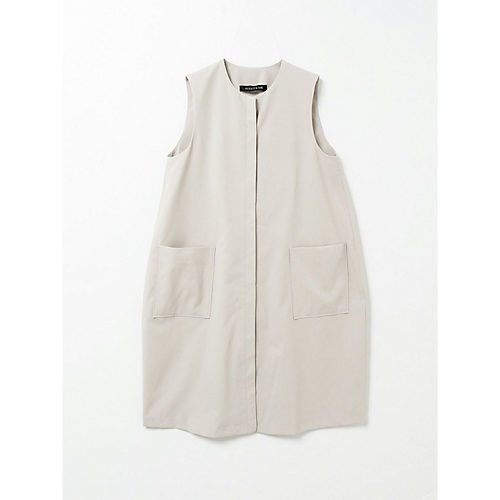 【ミズイロ インド/mizuiro ind】のフロントフライコクーンジレ インテリア・キッズ・メンズ・レディースファッション・服の通販 founy(ファニー) 　ファッション　Fashion　レディースファッション　Fashion for Women　アウター　Coat / Outerwear Collection　トップス・カットソー　Cut & Sew Tops　ベスト&ジレ / 重ね着スタイル　Vests & Gilets　コクーン　Cocoon, Cocoon Silhouette　ポケット　Pocket, Pocket Detail　人気　Popular, Best Seller　春　Spring　サンドベージュ|ID: prp329100004463260 ipo3291000000031232703