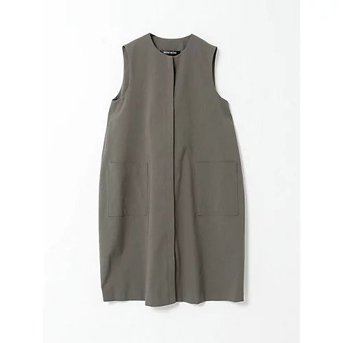 【ミズイロ インド/mizuiro ind】のフロントフライコクーンジレ インテリア・キッズ・メンズ・レディースファッション・服の通販 founy(ファニー) 　ファッション　Fashion　レディースファッション　Fashion for Women　アウター　Coat / Outerwear Collection　トップス・カットソー　Cut & Sew Tops　ベスト&ジレ / 重ね着スタイル　Vests & Gilets　コクーン　Cocoon, Cocoon Silhouette　ポケット　Pocket, Pocket Detail　人気　Popular, Best Seller　春　Spring　グレー|ID: prp329100004463260 ipo3291000000031232704