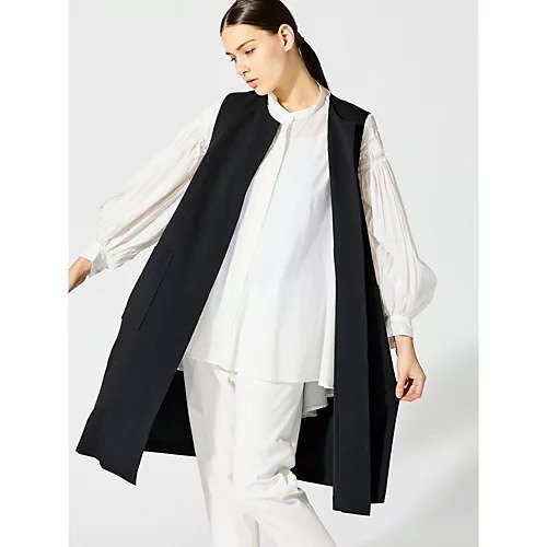 【ミズイロ インド/mizuiro ind】のフロントフライコクーンジレ 人気、トレンドファッション・服の通販 founy(ファニー) 　ファッション　Fashion　レディースファッション　Fashion for Women　アウター　Coat / Outerwear Collection　トップス・カットソー　Cut & Sew Tops　ベスト&ジレ / 重ね着スタイル　Vests & Gilets　コクーン　Cocoon, Cocoon Silhouette　ポケット　Pocket, Pocket Detail　人気　Popular, Best Seller　春　Spring　other-2|ID: prp329100004463260 ipo3291000000031247466