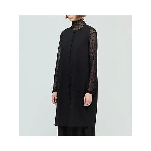 【ミズイロ インド/mizuiro ind】のフロントフライコクーンジレ 人気、トレンドファッション・服の通販 founy(ファニー) ファッション Fashion レディースファッション Fashion for Women アウター Coat / Outerwear Collection トップス・カットソー Cut & Sew Tops ベスト&ジレ / 重ね着スタイル Vests & Gilets コクーン Cocoon, Cocoon Silhouette ポケット Pocket, Pocket Detail 人気 Popular, Best Seller 春 Spring other-2|ID: prp329100004463260 ipo3291000000035913281