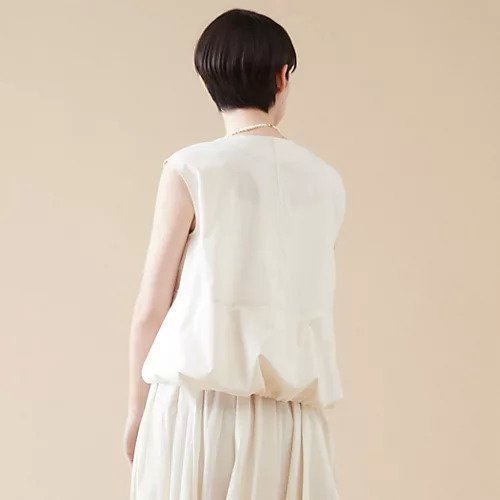 【マルティニーク/martinique】のジップアップベスト(セットアップ可) 人気、トレンドファッション・服の通販 founy(ファニー) 　ファッション　Fashion　レディースファッション　WOMEN　アウター　Coat Outerwear　トップス・カットソー　Tops/Tshirt　ベスト/ジレ　Gilets/Vests　おすすめ　Recommend　セットアップ　Set Up　タイプライター　Typewriter　タンク　Tank　ノースリーブ　No Sleeve　バルーン　Balloon　ベスト　Vest　夏　Summer　other-3|ID: prp329100004463269 ipo3291000000031247485