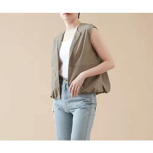 【マルティニーク/martinique】のジップアップベスト(セットアップ可) 人気、トレンドファッション・服の通販 founy(ファニー) 　ファッション　Fashion　レディースファッション　Fashion for Women　アウター　Coat / Outerwear Collection　トップス・カットソー　Cut & Sew Tops　ベスト&ジレ / 重ね着スタイル　Vests & Gilets　おすすめ　Recommended / Our Picks　セットアップ　Set-Up, Coordinated Outfit　タイプライター　Typewriter Fabric, Crisp Cotton　タンク　Tank Top, Sleeveless Top　ノースリーブ　Sleeveless, No-Sleeve　バルーン　Balloon, Balloon Silhouette　ベスト　Vest, Waistcoat　夏　Summer　 other-1|ID: prp329100004463269 ipo3291000000035914028