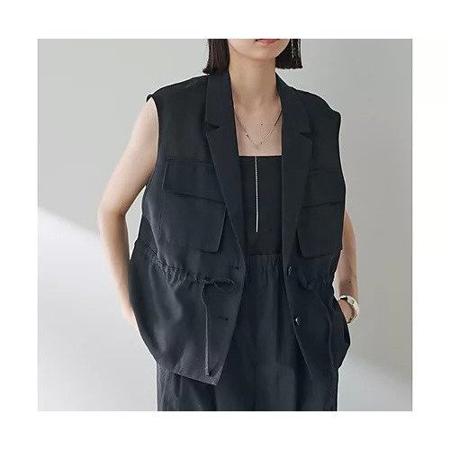 【ウィムガゼット/Whim Gazette】の【THE PAUSE】サファリテーラージレ インテリア・キッズ・メンズ・レディースファッション・服の通販 founy(ファニー) https://founy.com/ ファッション Fashion レディースファッション Fashion for Women アウター Coat / Outerwear Collection トップス・カットソー Cut & Sew Tops ベスト&ジレ / 重ね着スタイル Vests & Gilets ヴィンテージ Vintage Style キャミソール Camisole, Spaghetti Strap Top グラデーション Gradient, Ombre スタイリッシュ Stylish, Fashionable スラックス Slacks, Dress Pants セットアップ Set-Up, Coordinated Outfit デコルテ Décolleté, Neckline バランス Balance, Style Balance ボックス Boxy, Box Shape ワイド Wide, Wide Fit ワーク Workwear, Utility Style おすすめ Recommended / Our Picks 夏 Summer 2024年 2024 2024春夏・S/S Spring/Summer 2024 SS24 エレガント 上品 Elegant |ID: prp329100004463270 ipo3291000000031232728
