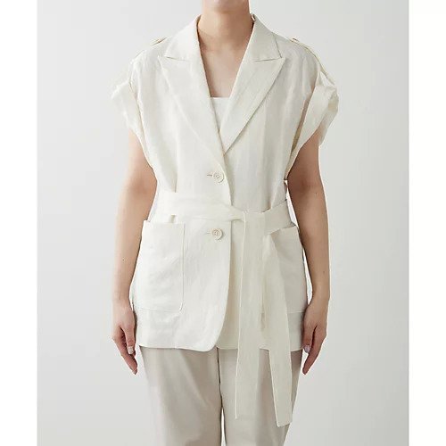 【ウィムガゼット/Whim Gazette】のフレンチリネンジレ 人気、トレンドファッション・服の通販 founy(ファニー) 　ファッション　Fashion　レディースファッション　WOMEN　アウター　Coat Outerwear　トップス・カットソー　Tops/Tshirt　ベスト/ジレ　Gilets/Vests　春　Spring　スリーブ　Sleeve　セットアップ　Set Up　ノースリーブ　No Sleeve　フレンチ　French　ベスト　Vest　リネン　Linen　ワッシャー　Washer　S/S・春夏　Ss・Spring/Summer　おすすめ　Recommend　夏　Summer　2024年　2024　2024春夏・S/S　Ss,Spring/Summer,2024　エレガント 上品　Elegant　other-2|ID: prp329100004463272 ipo3291000000031247490