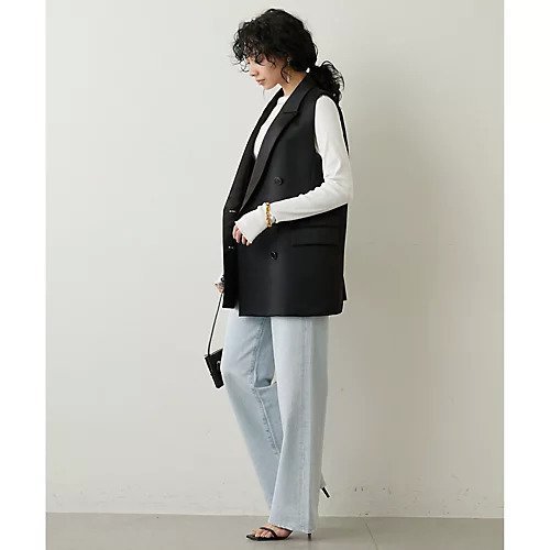 【ウィムガゼット/Whim Gazette】の【Col Pierrot】ノースリーブジャケット 人気、トレンドファッション・服の通販 founy(ファニー) 　ファッション　Fashion　レディースファッション　Fashion for Women　アウター　Coat / Outerwear Collection　レディースジャケット・軽アウター　Jackets　サテン　Satin, Glossy Fabric　シンプル　Simple, Minimal　ジャケット　Jacket, Outerwear　ノースリーブ　Sleeveless, No-Sleeve　バランス　Balance, Style Balance　フィット　Fit, Slim Fit　フランス　France, French　2023春夏・S/S　Spring/Summer 2023 SS23　2023年　2023　エレガント 上品　Elegant　other-2|ID: prp329100004463280 ipo3291000000031247506