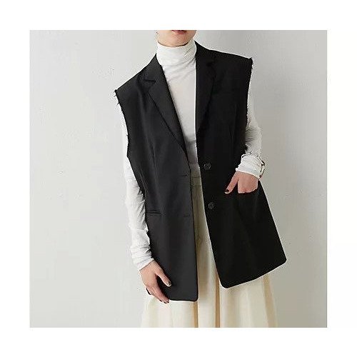 【ウィムガゼット/Whim Gazette】のボックスウールジレ インテリア・キッズ・メンズ・レディースファッション・服の通販 founy(ファニー) 　雑誌掲載アイテム　Magazine Items　ファッション雑誌　Fashion Magazines　ヴェリィ　VERY　オッジ　Oggi　ファッション　Fashion　レディースファッション　WOMEN　アウター　Coat Outerwear　トップス・カットソー　Tops/Tshirt　ベスト/ジレ　Gilets/Vests　カットソー　Cut And Sew　10月号　October Issue　ショルダー　Shoulder　シンプル　Simple　セットアップ　Set Up　雑誌　Magazine　ノースリーブ　No Sleeve　半袖　Short Sleeve　マニッシュ　Mannish　ロング　Long　A/W・秋冬　Aw・Autumn/Winter・Fw・Fall-Winter　おすすめ　Recommend　夏　Summer　2023年　2023　2023-2024秋冬・A/W　Aw/Autumn/Winter//Fw/Fall-Winter/2023-2024　ブラック|ID: prp329100004463293 ipo3291000000031232789