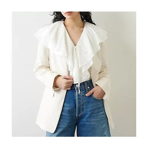 【ウィムガゼット/Whim Gazette】のノーカラージャケット 人気、トレンドファッション・服の通販 founy(ファニー) 　ファッション　Fashion　レディースファッション　Fashion for Women　アウター　Coat / Outerwear Collection　レディースジャケット・軽アウター　Jackets　ノーカラージャケット / シンプル上品コーデ　Collarless Jackets　2022年　2022　2022 春夏 S/S　Spring/Summer 2022 SS22　カーディガン　Cardigan, Knitwear　シェイプ　Shape, Slim Fit　シンプル　Simple, Minimal　ジャケット　Jacket, Outerwear　other-2|ID: prp329100004463304 ipo3291000000031247554