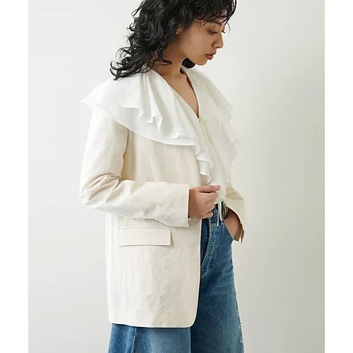 【ウィムガゼット/Whim Gazette】のノーカラージャケット 人気、トレンドファッション・服の通販 founy(ファニー) 　ファッション　Fashion　レディースファッション　Fashion for Women　アウター　Coat / Outerwear Collection　レディースジャケット・軽アウター　Jackets　ノーカラージャケット / シンプル上品コーデ　Collarless Jackets　2022年　2022　2022 春夏 S/S　Spring/Summer 2022 SS22　カーディガン　Cardigan, Knitwear　シェイプ　Shape, Slim Fit　シンプル　Simple, Minimal　ジャケット　Jacket, Outerwear　other-3|ID: prp329100004463304 ipo3291000000031247555