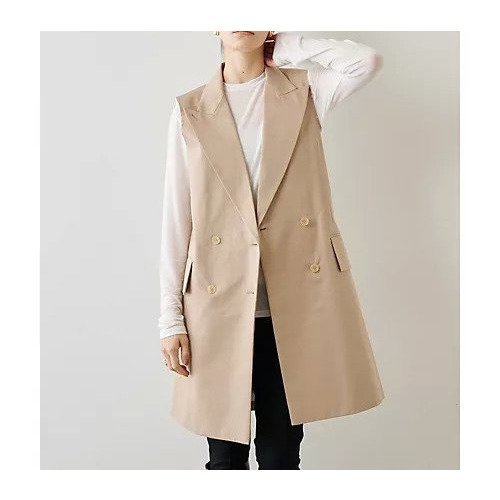 【ウィムガゼット/Whim Gazette】の【SEEALL】ノースリーブジャケット インテリア・キッズ・メンズ・レディースファッション・服の通販 founy(ファニー) https://founy.com/ ファッション Fashion レディースファッション Fashion for Women アウター Coat / Outerwear Collection レディースジャケット・軽アウター Jackets イタリア Italy シルケット Silket, Silky Cotton ジャケット Jacket, Outerwear タンブラー Tumbler, Travel Mug ダブル Double, Double-Breasted ノースリーブ Sleeveless, No-Sleeve ハンド Hand, Handmade バランス Balance, Style Balance ワーク Workwear, Utility Style 2022年 2022 2022-2023秋冬・A/W Autumn/Winter 2022–23 AW22–23 エレガント 上品 Elegant |ID: prp329100004463312 ipo3291000000031232838