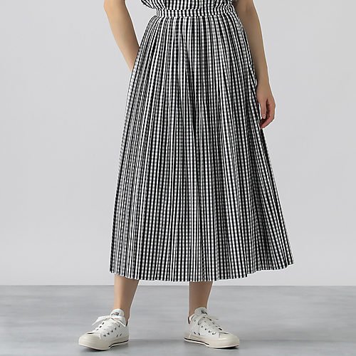 【マディソンブルー/MADISONBLUE】のPLEATEDLONG SK GINGHAM インテリア・キッズ・メンズ・レディースファッション・服の通販 founy(ファニー) https://founy.com/ ファッション Fashion レディースファッション WOMEN ギンガム Gingham シルケット Mercerization チェック Check パターン Pattern フォーマル Formal フレア Flare プリーツ Pleats |ID: prp329100004463320 ipo3291000000031232861