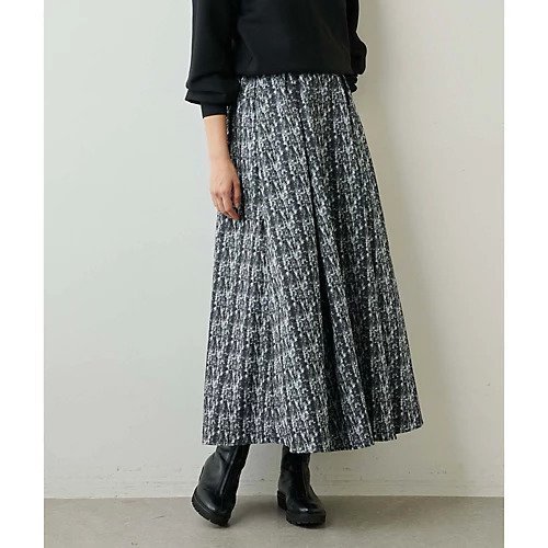 【ウィムガゼット/Whim Gazette】の【THE PAUSE】メモリージャガードスカート 人気、トレンドファッション・服の通販 founy(ファニー) 　ファッション　Fashion　レディースファッション　WOMEN　スカート　Skirt　ヴィンテージ　Vintage　グラデーション　Gradation　シンプル　Simple　パターン　Pattern　フレア　Flare　ミックス　Mix　モザイク　Mosaic　モノトーン　Monotone　ワーク　Work　2022年　2022　2022-2023秋冬・A/W　Aw/Autumn/Winter//Fw/Fall-Winter/2022-2023　エレガント 上品　Elegant　other-2|ID: prp329100004463328 ipo3291000000031247602