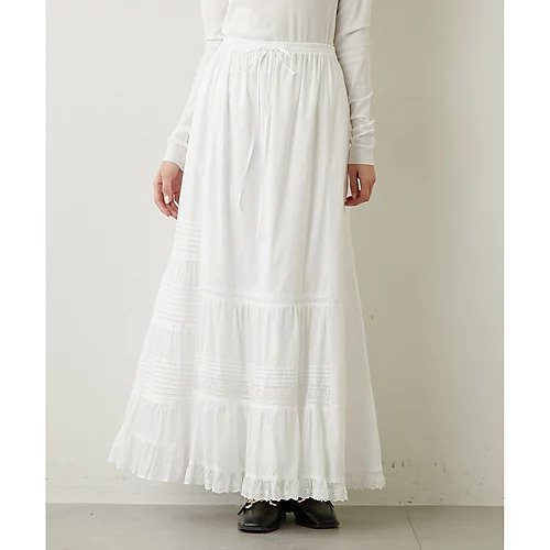 【ウィムガゼット/Whim Gazette】の【Col Pierrot】レースロングスカート 人気、トレンドファッション・服の通販 founy(ファニー) 　ファッション　Fashion　レディースファッション　WOMEN　スカート　Skirt　ロングスカート　Long Skirt　春　Spring　スペシャル　Special　フィット　Fit　フランス　France　レース　Race　ロング　Long　2023春夏・S/S　Ss,Spring/Summer,2023　2023年　2023　 other-1|ID: prp329100004463331 ipo3291000000031232890