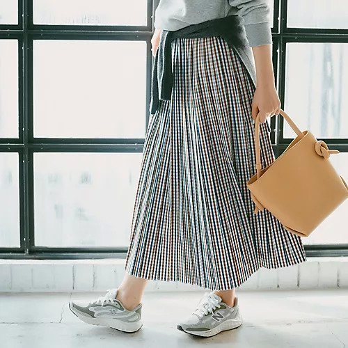 【マディソンブルー/MADISONBLUE】のマルチギンガムチェックスカート 人気、トレンドファッション・服の通販 founy(ファニー) 　ファッション　Fashion　レディースファッション　WOMEN　スカート　Skirt　なめらか　Smooth　ギンガム　Gingham　チェック　Check　フラット　Flat　フレア　Flare　プリーツ　Pleats　ミックス　Mix　エレガント 上品　Elegant　other-2|ID: prp329100004463332 ipo3291000000031247610