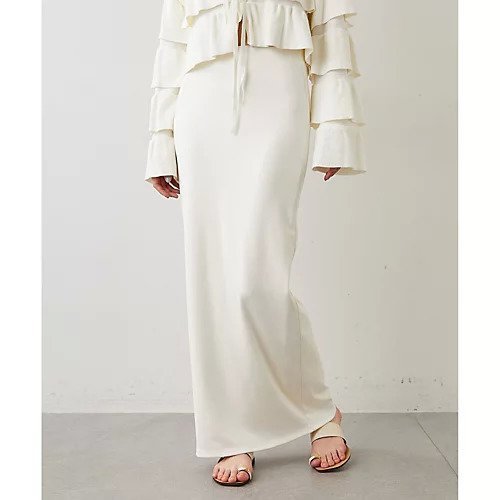 【ウィムガゼット/Whim Gazette】の【The Line by K】マキシスカート 人気、トレンドファッション・服の通販 founy(ファニー) 　ファッション　Fashion　レディースファッション　Fashion for Women　スカート　Skirts　2023年　2023　2023春夏・S/S　Spring/Summer 2023 SS23　エレガント 上品　Elegant　ストレート　Straight, Straight Cut　フィット　Fit, Slim Fit　ベーシック　Basic, Essential　マキシ　Maxi, Full Length　ロング　Long, Long-Length　 other-1|ID: prp329100004463336 ipo3291000000031232902