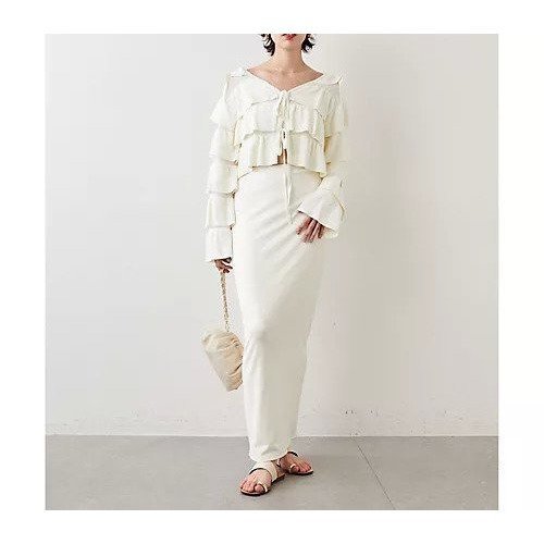 【ウィムガゼット/Whim Gazette】の【The Line by K】マキシスカート 人気、トレンドファッション・服の通販 founy(ファニー) 　ファッション　Fashion　レディースファッション　Fashion for Women　スカート　Skirts　2023年　2023　2023春夏・S/S　Spring/Summer 2023 SS23　エレガント 上品　Elegant　ストレート　Straight, Straight Cut　フィット　Fit, Slim Fit　ベーシック　Basic, Essential　マキシ　Maxi, Full Length　ロング　Long, Long-Length　other-2|ID: prp329100004463336 ipo3291000000031247618