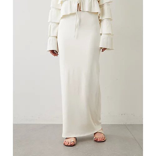 【ウィムガゼット/Whim Gazette】の【The Line by K】マキシスカート 人気、トレンドファッション・服の通販 founy(ファニー) 　ファッション　Fashion　レディースファッション　Fashion for Women　スカート　Skirts　2023年　2023　2023春夏・S/S　Spring/Summer 2023 SS23　エレガント 上品　Elegant　ストレート　Straight, Straight Cut　フィット　Fit, Slim Fit　ベーシック　Basic, Essential　マキシ　Maxi, Full Length　ロング　Long, Long-Length　other-3|ID: prp329100004463336 ipo3291000000031247619