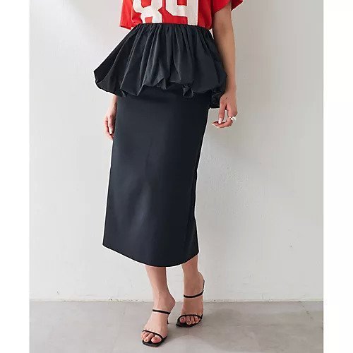 【ウィムガゼット/Whim Gazette】のセパレートバルーンスカート インテリア・キッズ・メンズ・レディースファッション・服の通販 founy(ファニー) https://founy.com/ ファッション Fashion レディースファッション Fashion for Women スカート Skirts シャンブレー Chambray, Denim-Like Fabric ストレッチ Stretch, Stretchy Fabric セパレート Separate, Two-Piece タイトスカート Pencil Skirt, Tight Skirt タフタ Taffeta, Structured Fabric バルーン Balloon, Balloon Silhouette ペプラム Peplum, Flared Hem ミックス Mix, Mixed Style おすすめ Recommended / Our Picks 2025年 2025 2025春夏・S/S Spring/Summer 2025 SS25 |ID: prp329100004463343 ipo3291000000031232919