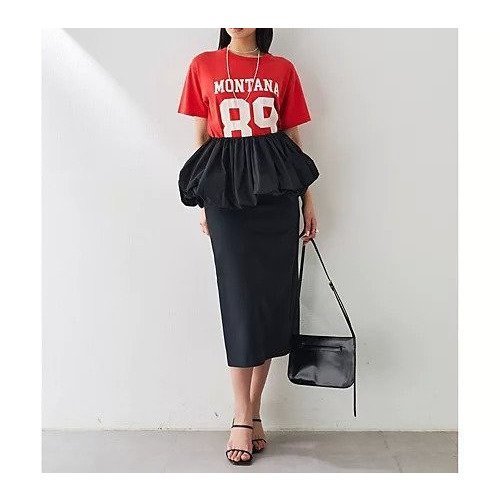 【ウィムガゼット/Whim Gazette】のセパレートバルーンスカート 人気、トレンドファッション・服の通販 founy(ファニー) 　ファッション　Fashion　レディースファッション　Fashion for Women　スカート　Skirts　シャンブレー　Chambray, Denim-Like Fabric　ストレッチ　Stretch, Stretchy Fabric　セパレート　Separate, Two-Piece　タイトスカート　Pencil Skirt, Tight Skirt　タフタ　Taffeta, Structured Fabric　バルーン　Balloon, Balloon Silhouette　ペプラム　Peplum, Flared Hem　ミックス　Mix, Mixed Style　おすすめ　Recommended / Our Picks　2025年　2025　2025春夏・S/S　Spring/Summer 2025 SS25　other-2|ID: prp329100004463343 ipo3291000000031247632