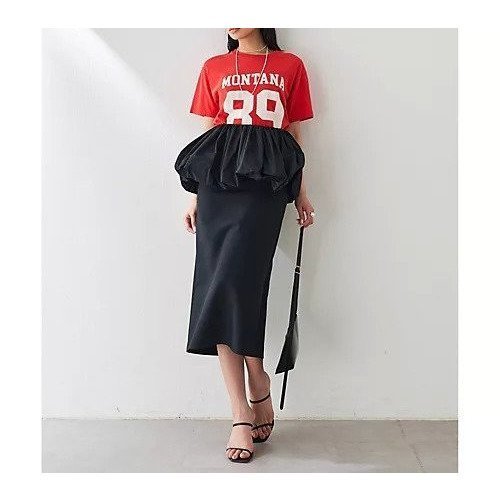 【ウィムガゼット/Whim Gazette】のセパレートバルーンスカート 人気、トレンドファッション・服の通販 founy(ファニー) 　ファッション　Fashion　レディースファッション　Fashion for Women　スカート　Skirts　シャンブレー　Chambray, Denim-Like Fabric　ストレッチ　Stretch, Stretchy Fabric　セパレート　Separate, Two-Piece　タイトスカート　Pencil Skirt, Tight Skirt　タフタ　Taffeta, Structured Fabric　バルーン　Balloon, Balloon Silhouette　ペプラム　Peplum, Flared Hem　ミックス　Mix, Mixed Style　おすすめ　Recommended / Our Picks　2025年　2025　2025春夏・S/S　Spring/Summer 2025 SS25　other-3|ID: prp329100004463343 ipo3291000000031247633