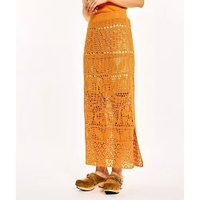【ウィムガゼット/Whim Gazette】の【GEMINI】かぎ針スカート 人気、トレンドファッション・服の通販 founy(ファニー) ファッション Fashion レディースファッション Fashion for Women スカート Skirts オレンジ Orange ヴィンテージ Vintage Style かぎ針 Crochet クロシェ Crochet, Knitted Lace スリット Slit, Slit Detail デニム Denim, Jeans Material ペチコート Petticoat, Underskirt レース Lace, Lace Fabric ロング Long, Long-Length 2022年 2022 2022 春夏 S/S Spring/Summer 2022 SS22 おすすめ Recommended / Our Picks エレガント 上品 Elegant |ID:prp329100004463350