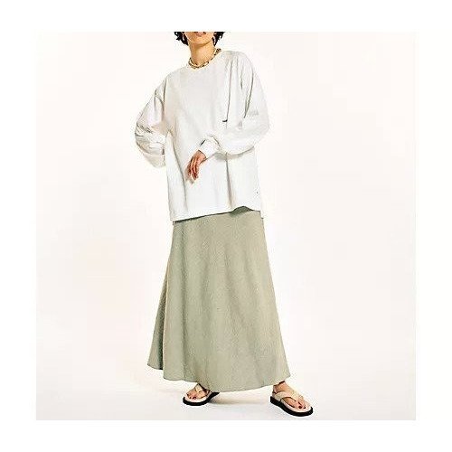 【ウィムガゼット/Whim Gazette】の【GEMINI】チェックロングスカート 人気、トレンドファッション・服の通販 founy(ファニー) 　ファッション　Fashion　レディースファッション　WOMEN　スカート　Skirt　ロングスカート　Long Skirt　春　Spring　シルク　Silk　チェック　Check　ネップ　Nep Yarn　バランス　Balance　フロント　Front　リネン　Linen　2022年　2022　2022 春夏 S/S　Ss,Spring/Summer,2022　おすすめ　Recommend　other-2|ID: prp329100004463351 ipo3291000000031247648