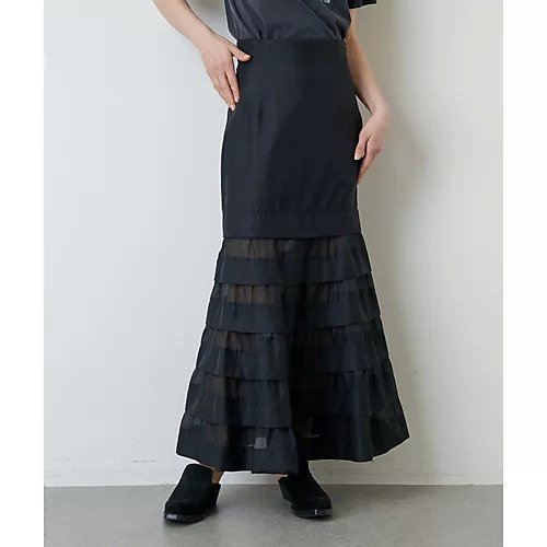 【ウィムガゼット/Whim Gazette】のオーガンジーマーメイドスカート 人気、トレンドファッション・服の通販 founy(ファニー) 　雑誌掲載アイテム　Magazine Items　ファッション雑誌　Fashion Magazines　グロー　GLOW　ファッション　Fashion　レディースファッション　Ladies' Fashion Online　スカート　Skirt　2022年　2022　2022 春夏 S/S　Ss,Spring/Summer,2022　7月号　July Issue　おすすめ　Recommend　オーガンジー　Organdy　シンプル　Simple　マーメイド　Mermaid　ロング　Long　エレガント 上品　Elegant　A/W・秋冬　Aw・Autumn/Winter・Fw・Fall-Winter　雑誌　Magazine　 other-1|ID: prp329100004463366 ipo3291000000031232980
