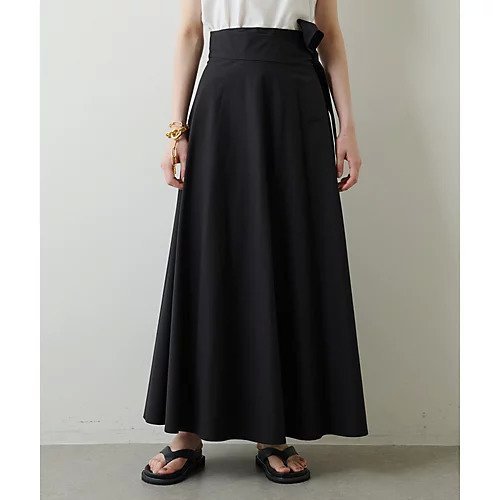 【ウィムガゼット/Whim Gazette】のラップフレアスカート 人気、トレンドファッション・服の通販 founy(ファニー) 　ファッション　Fashion　レディースファッション　Fashion for Women　スカート　Skirts　Aライン・フレアスカート　A-Line & Flared Skirts　シンプル　Simple, Minimal　タイプライター　Typewriter Fabric, Crisp Cotton　フェミニン　Feminine, Girly　フレア　Flare, Flared　ラップ　Wrap, Wrap Design　ロング　Long, Long-Length　2022年　2022　2022 春夏 S/S　Spring/Summer 2022 SS22　おすすめ　Recommended / Our Picks　エレガント 上品　Elegant　 other-1|ID: prp329100004463377 ipo3291000000031233008