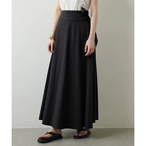 【ウィムガゼット/Whim Gazette】のラップフレアスカート 人気、トレンドファッション・服の通販 founy(ファニー) 　ファッション　Fashion　レディースファッション　Fashion for Women　スカート　Skirts　Aライン・フレアスカート　A-Line & Flared Skirts　シンプル　Simple, Minimal　タイプライター　Typewriter Fabric, Crisp Cotton　フェミニン　Feminine, Girly　フレア　Flare, Flared　ラップ　Wrap, Wrap Design　ロング　Long, Long-Length　2022年　2022　2022 春夏 S/S　Spring/Summer 2022 SS22　おすすめ　Recommended / Our Picks　エレガント 上品　Elegant　other-3|ID: prp329100004463377 ipo3291000000031247705