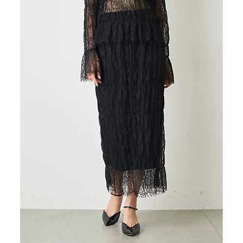 【ウィムガゼット/Whim Gazette】のレースシャーリングスカート インテリア・キッズ・メンズ・レディースファッション・服の通販 founy(ファニー) https://founy.com/ ファッション Fashion レディースファッション Fashion for Women スカート Skirts 2022年 2022 2022-2023秋冬・A/W Autumn/Winter 2022–23 AW22–23 おすすめ Recommended / Our Picks シャーリング Shirring, Ruched セットアップ Set-Up, Coordinated Outfit レース Lace, Lace Fabric エレガント 上品 Elegant |ID: prp329100004463395 ipo3291000000031233059