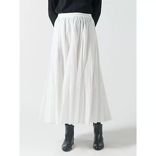 【ミズイロ インド/mizuiro ind】のボリュームフレアスカート インテリア・キッズ・メンズ・レディースファッション・服の通販 founy(ファニー) 　ファッション　Fashion　レディースファッション　WOMEN　スカート　Skirt　Aライン/フレアスカート　Flared A-Line Skirts　おすすめ　Recommend　フレア　Flare　オフホワイト|ID: prp329100004463402 ipo3291000000031233082