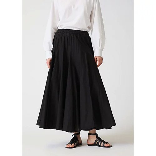 【ミズイロ インド/mizuiro ind】のボリュームフレアスカート インテリア・キッズ・メンズ・レディースファッション・服の通販 founy(ファニー) 　ファッション　Fashion　レディースファッション　WOMEN　スカート　Skirt　Aライン/フレアスカート　Flared A-Line Skirts　おすすめ　Recommend　フレア　Flare　ブラック|ID: prp329100004463402 ipo3291000000031233088