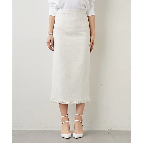 【ウィムガゼット/Whim Gazette】のツイードスカート 人気、トレンドファッション・服の通販 founy(ファニー) 　ファッション　Fashion　レディースファッション　Fashion for Women　スカート　Skirts　カットソー　Cut and Sewn Top　スリット　Slit, Slit Detail　セットアップ　Set-Up, Coordinated Outfit　タイトスカート　Pencil Skirt, Tight Skirt　ダウン　Down, Puffer　ツイード　Twill, Twill Weave　ネップ　Nepp, Slub Yarn　フラット　Flat, Flat Shoes　フリル　Frill, Ruffle　2022年　2022　2022 春夏 S/S　Spring/Summer 2022 SS22　おすすめ　Recommended / Our Picks　エレガント 上品　Elegant　other-2|ID: prp329100004463426 ipo3291000000031247802