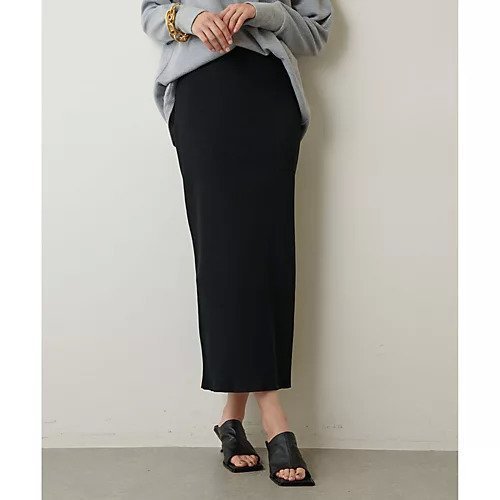【ウィムガゼット/Whim Gazette】のリブフィットスカート インテリア・キッズ・メンズ・レディースファッション・服の通販 founy(ファニー) 　ファッション　Fashion　レディースファッション　Fashion for Women　スカート　Skirts　吸水　Absorbent, Quick-Dry　スリット　Slit, Slit Detail　セットアップ　Set-Up, Coordinated Outfit　ベーシック　Basic, Essential　ロング　Long, Long-Length　2022年　2022　2022 春夏 S/S　Spring/Summer 2022 SS22　おすすめ　Recommended / Our Picks　エレガント 上品　Elegant　ブラック|ID: prp329100004463427 ipo3291000000031233157