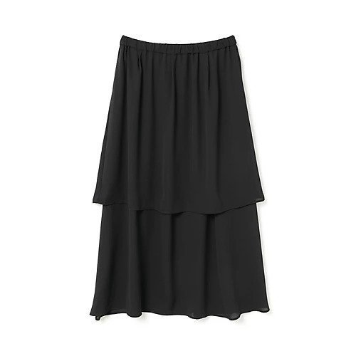 【ミズイロ インド/mizuiro ind】のシアーギャザーダブルヘムスカート 人気、トレンドファッション・服の通販 founy(ファニー) 　ファッション　Fashion　レディースファッション　WOMEN　スカート　Skirt　おすすめ　Recommend　ジョーゼット　Georgette　リラックス　Relax　夏　Summer　other-2|ID: prp329100004463431 ipo3291000000031247812