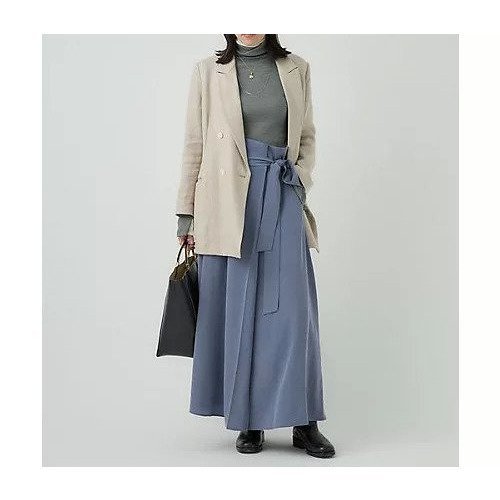 【カオス/Chaos】のモウリースカート インテリア・キッズ・メンズ・レディースファッション・服の通販 founy(ファニー) 　ファッション　Fashion　レディースファッション　Fashion for Women　スカート　Skirts　セットアップ　Set-Up, Coordinated Outfit　ラップ　Wrap, Wrap Design　リボン　Ribbon, Bow　秋　Autumn　ブルー|ID: prp329100004463449 ipo3291000000034716324