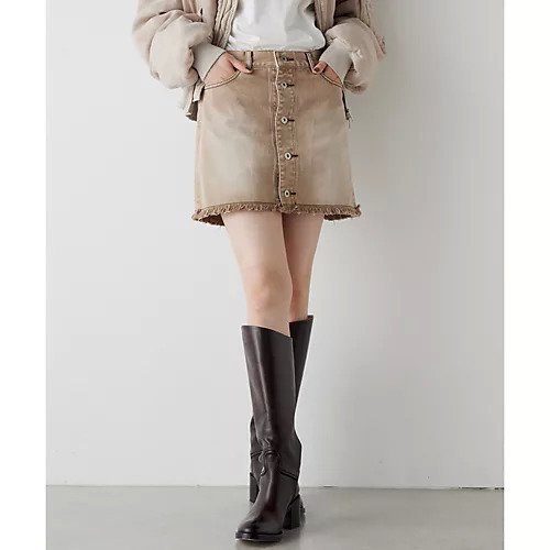 【ウィムガゼット/Whim Gazette】の【THE PAUSE】デニムミニスカート 人気、トレンドファッション・服の通販 founy(ファニー) 　ファッション　Fashion　レディースファッション　WOMEN　スカート　Skirt　ミニスカート　Mini Skirts　ヴィンテージ　Vintage　グラデーション　Gradation　デニム　Denim　トレンド　Trend　フロント　Front　ボトム　Bottom　ミニスカート　Mini Skirt　ワーク　Work　おすすめ　Recommend　2024年　2024　2024-2025秋冬・A/W　Aw/Autumn/Winter/Fw/Fall/2024-2025　other-3|ID: prp329100004463460 ipo3291000000031247871