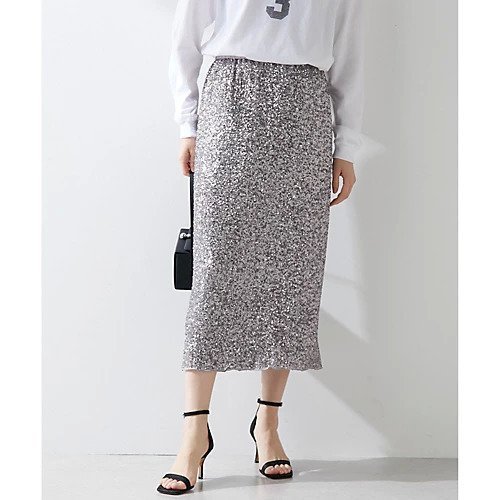 【ウィムガゼット/Whim Gazette】のスパンコールスカート 人気、トレンドファッション・服の通販 founy(ファニー) 　ファッション　Fashion　レディースファッション　Fashion for Women　スカート　Skirts　アクセサリー　Fashion Accessories　イタリア　Italy　エレガント 上品　Elegant　カットソー　Cut and Sewn Top　シルバー　Silver, Metallic Silver　スウェット / スエット　Sweatshirt, Sweatwear　ストレッチ　Stretch, Stretchy Fabric　スパンコール　Sequins, Sequin Embellishment　タイトスカート　Pencil Skirt, Tight Skirt　ダウン　Down, Puffer　トレンド　Trend, Trending Now　パーティ　Party, Party Style　フィット　Fit, Slim Fit　フォルム　Silhouette, Form　2024年　2024　2024春夏・S/S　Spring/Summer 2024 SS24　other-2|ID: prp329100004463472 ipo3291000000031247894