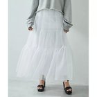 【ウィムガゼット/Whim Gazette】のオーガンジーボリュームスカート 人気、トレンドファッション・服の通販 founy(ファニー) ファッション Fashion レディースファッション Fashion for Women スカート Skirts オーガンジー Organza Fabric スリット Slit, Slit Detail ティアードスカート Tiered Skirt, Flounced Skirt ロマンティック Romantic, Feminine Style ワッシャー Washer, Crinkled Finish thumbnail オフホワイト|ID: prp329100004463474 ipo3291000000034767186