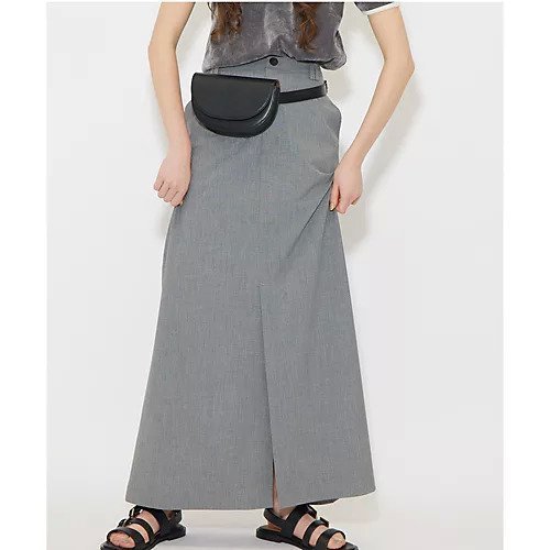 【ウィムガゼット/Whim Gazette】の【THE PAUSE】フロントスリットナロースカート インテリア・キッズ・メンズ・レディースファッション・服の通販 founy(ファニー) 　ファッション　Fashion　レディースファッション　Fashion for Women　スカート　Skirts　インナー　Innerwear　ヴィンテージ　Vintage Style　グラデーション　Gradient, Ombre　コンパクト　Compact, Small Size　スタイリッシュ　Stylish, Fashionable　ストライプ　Stripe, Striped Pattern　ストレッチ　Stretch, Stretchy Fabric　スリット　Slit, Slit Detail　セットアップ　Set-Up, Coordinated Outfit　雑誌　Magazine, Fashion Magazine　とろみ　Fluid, Flowy Fabric　ダブル　Double, Double-Breasted　8月号　August Issue, Aug. Edition　バランス　Balance, Style Balance　フィット　Fit, Slim Fit　フロント　Front, Front Design　ボトム　Bottoms, Lower Wear　ループ　Loop, Loop Knit　ロング　Long, Long-Length　ワーク　Workwear, Utility Style　おすすめ　Recommended / Our Picks　2024年　2024　2024春夏・S/S　Spring/Summer 2024 SS24　エレガント 上品　Elegant　グレー|ID: prp329100004463476 ipo3291000000034767215