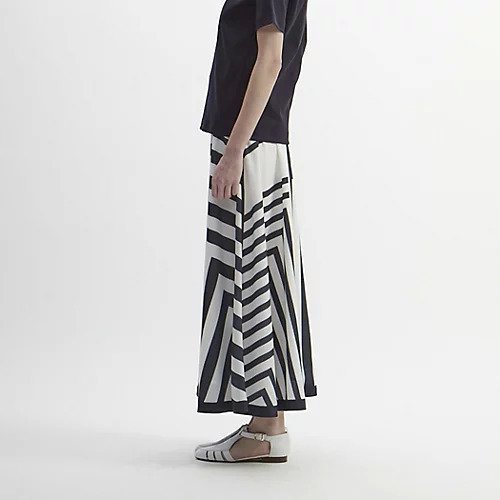 【プレインピープル/PLAIN PEOPLE】のストライプパネルプリントスカート 人気、トレンドファッション・服の通販 founy(ファニー) 　ファッション　Fashion　レディースファッション　WOMEN　スカート　Skirt　ストライプ　Stripe　プリント　Print　無地　Plain Color　other-2|ID: prp329100004463482 ipo3291000000031247914