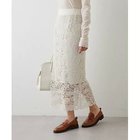 【ウィムガゼット/Whim Gazette】のレーススカート 人気、トレンドファッション・服の通販 founy(ファニー) ファッション Fashion レディースファッション Fashion for Women スカート Skirts スウェット / スエット Sweatshirt, Sweatwear タイトスカート Pencil Skirt, Tight Skirt デニム Denim, Jeans Material フラワー Flower, Floral プリント Print, Printed Pattern ベロア Velour, Soft Velvet モダン Modern, Contemporary レース Lace, Lace Fabric 2024年 2024 2024春夏・S/S Spring/Summer 2024 SS24 エレガント 上品 Elegant thumbnail ベージュ|ID: prp329100004463516 ipo3291000000034565662