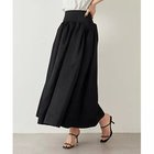 【ウィムガゼット/Whim Gazette】のサテンウォッシャブルロングスカート ブラック|ID: prp329100004463541 ipo3291000000034766971