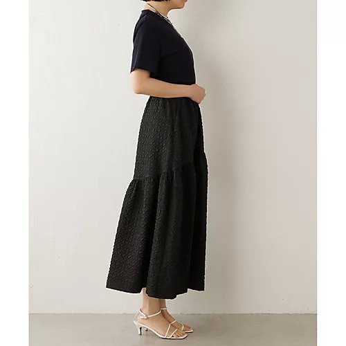 【ウィムガゼット/Whim Gazette】の【THE PAUSE】膨れジャガードスカート 人気、トレンドファッション・服の通販 founy(ファニー) 　ファッション　Fashion　レディースファッション　Fashion for Women　スカート　Skirts　イエロー　Yellow　ヴィンテージ　Vintage Style　ギャザー　Gathered, Ruffled　グラデーション　Gradient, Ombre　シンプル　Simple, Minimal　ティアードスカート　Tiered Skirt, Flounced Skirt　トレンド　Trend, Trending Now　ワーク　Workwear, Utility Style　夏　Summer　2023春夏・S/S　Spring/Summer 2023 SS23　2023年　2023　other-2|ID: prp329100004463542 ipo3291000000031248033