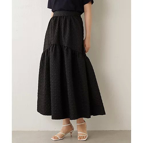 【ウィムガゼット/Whim Gazette】の【THE PAUSE】膨れジャガードスカート 人気、トレンドファッション・服の通販 founy(ファニー) 　ファッション　Fashion　レディースファッション　Fashion for Women　スカート　Skirts　イエロー　Yellow　ヴィンテージ　Vintage Style　ギャザー　Gathered, Ruffled　グラデーション　Gradient, Ombre　シンプル　Simple, Minimal　ティアードスカート　Tiered Skirt, Flounced Skirt　トレンド　Trend, Trending Now　ワーク　Workwear, Utility Style　夏　Summer　2023春夏・S/S　Spring/Summer 2023 SS23　2023年　2023　other-3|ID: prp329100004463542 ipo3291000000031248034