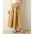 【ウィムガゼット/Whim Gazette】の【THE PAUSE】膨れジャガードスカート ベージュ|ID: prp329100004463542 ipo3291000000034766982