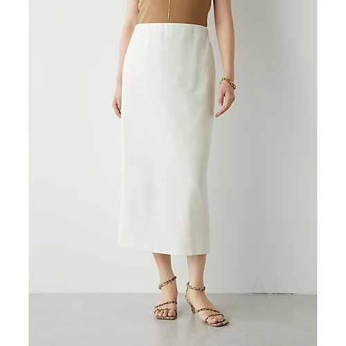 【ウィムガゼット/Whim Gazette】のナローラインスカート インテリア・キッズ・メンズ・レディースファッション・服の通販 founy(ファニー) ファッション Fashion レディースファッション Fashion for Women スカート Skirts 2023年 2023 2023春夏・S/S Spring/Summer 2023 SS23 シンプル Simple, Minimal スリット Slit, Slit Detail タイトスカート Pencil Skirt, Tight Skirt ロング Long, Long-Length オフホワイト|ID: prp329100004463548 ipo3291000000034767008