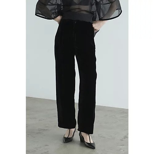 【クラネ/CLANE】のVELOR TUCK WIDE PANTS 人気、トレンドファッション・服の通販 founy(ファニー) 　ファッション　Fashion　レディースファッション　WOMEN　パンツ　Pants　2024年　2024　2024-2025秋冬・A/W　Aw/Autumn/Winter/Fw/Fall/2024-2025　シンプル　Simple　フロント　Front　ベロア　Velor　A/W・秋冬　Aw・Autumn/Winter・Fw・Fall-Winter　other-2|ID: prp329100004463574 ipo3291000000031248097
